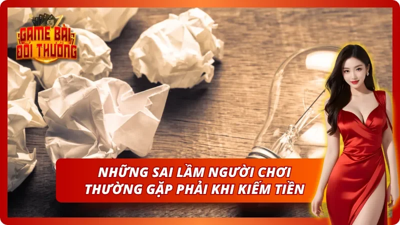 Một số lỗi cơ bản mà người chơi hay gặp phải khi kiếm tiền từ cổng game 